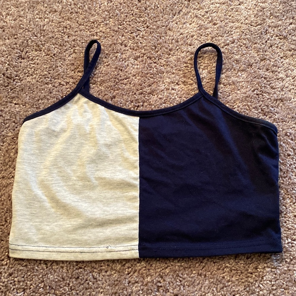 Two toned ROMWE cropped tanktop